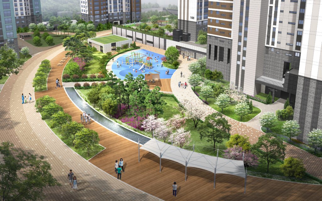 2023.12.05 광주 송암공원 조경 중앙광장